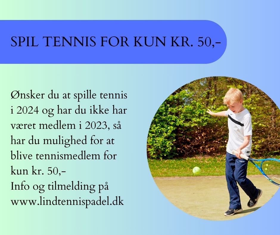 Tennis 2024 kr. 50